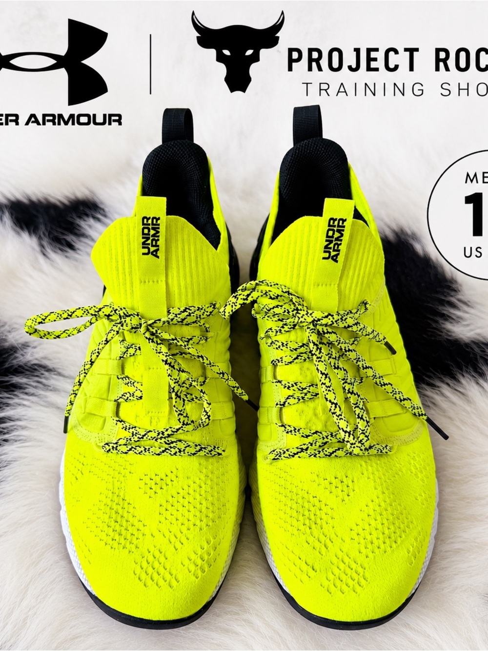 Under Armour Project Rock 3 Training Shoes – Men’s Size 13